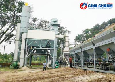 China 125 Kw Hot Mix Plant For Road Construction , 40t / H Asphalt Production Plant for sale