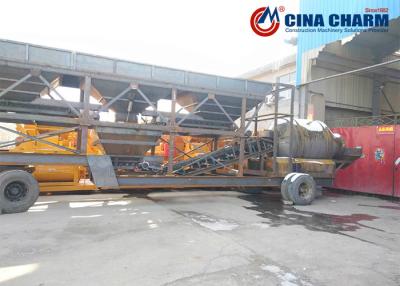 China 35m3/H Ready Mix Concrete Batching Plant / Mobile Concrete Cement Machine for sale