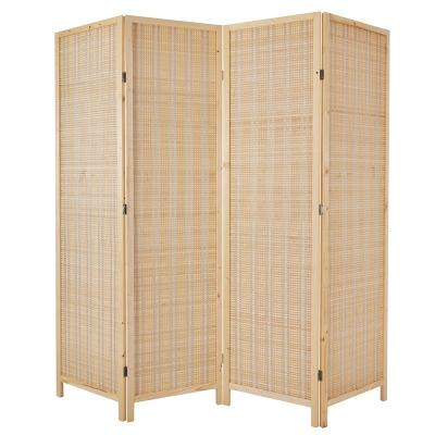 China Eco-friendly hot sales! hand accordion room dividers/bamboo weaving accordin screen/cheap room screen for sale