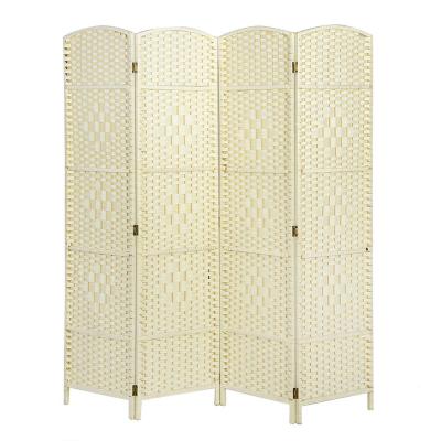 China Longtu Cheap Partition Screen Dividers Paper Rope Folding Screen Moving Outdoor Room Divider for sale