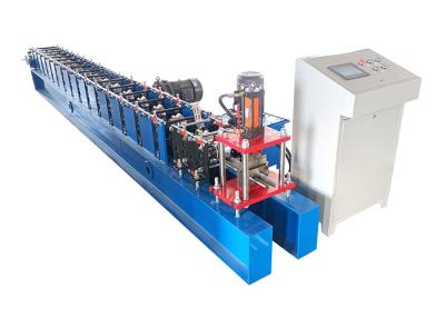 China Verzinkter Stahlblech-Rolltorrahmen Rollformmaschine automatisch zu verkaufen