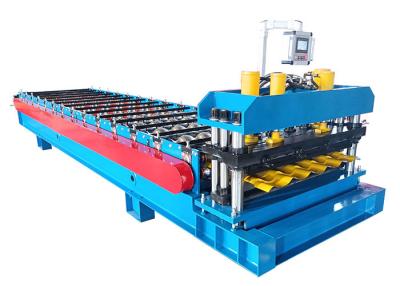 中国 Chain Size 1 Inch Glazed Tile Roll Forming Machine 3 - 5m/Min 販売のため