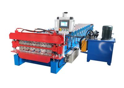 Cina 0.3-0.7mm Ppgi Roof Double Layer Sheet Roll Forming Machine in vendita