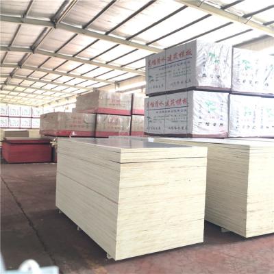 China Clean Water Building Traditional Shape 18 Mm Plywood Long Life Face Film for sale