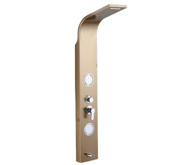 China Without Slide Bar Hot Selling Stainless Steel Multifunctional Massage Hidden Panel Shower Room Smart Shower Panel for sale