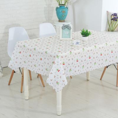 China Waterproof PVC Table Cloth Party Wedding For Home Rectangular Stretch Table Fitted Cover for sale