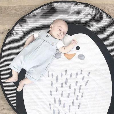 China Super Soft Eco-friendly Baby Cotton Gym Play Mat Baby Activity Play Mat for sale