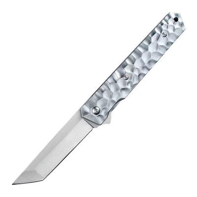 China Full Stainless Steel Screw Release Pocket Folding Knife Camping Outdoor Knife for sale