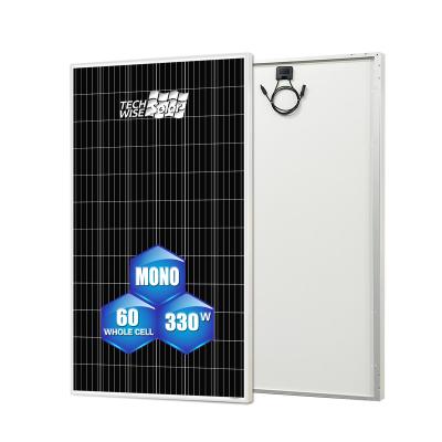 China Hot sale monocrystalline solar module solar panels made in china big power 330w 158.75mm for sale