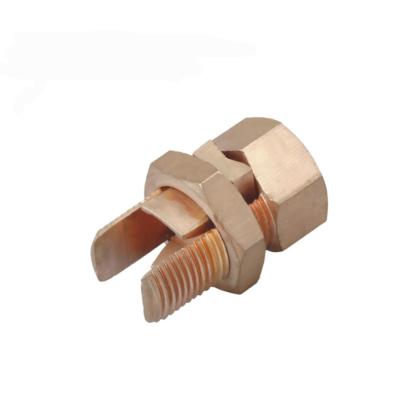 China Copper Split Power Bolt Connector Price , Cable Connector For Power Use for sale