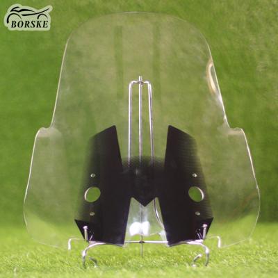 China Clear PMMA PMMA PC Motorcycle Windshield Smoke Black Tea Motorcycle Wind Screen Parts For Kawasaki Windscreen for sale