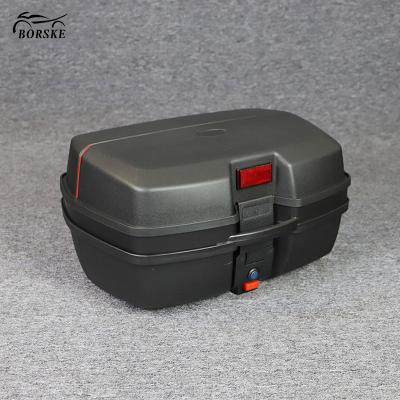 China Universal Motorcycle Top Parts Case Box Motorcycle System Cargo Baggage pp Rear Trunk For Motorbike for sale