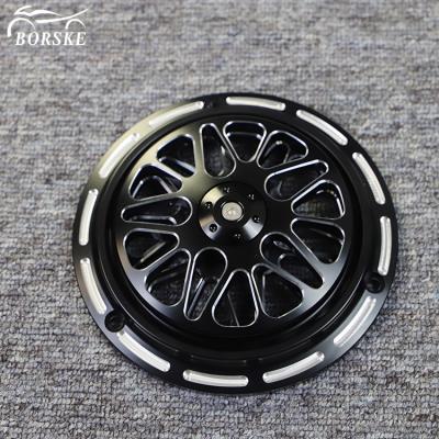 China Motorbike Body Motorcycle Parts Aluminum Fan Motor Stator Decorative Cover For Vespa Sprint Primavera for sale