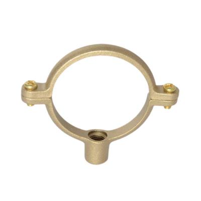 China Brass Pipe Fastner Brackets Clamps Support Single Or Double Ring Pipe Clip for sale