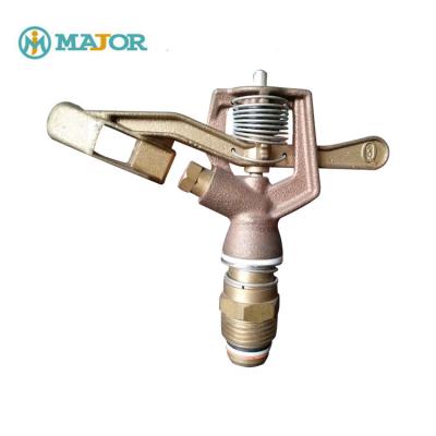 China Easy Installation and Maintenance 360 ​​Rotary Agriculture Pulse Brass Sprinkler for Lawn Watering and Irrigation for sale