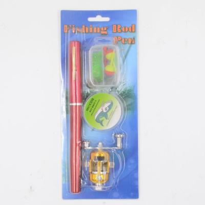 China Mini Portable Pocket Fishing Rod and Glass Reel Combos with Fishing Line Hook Bait Tags Best Gift for Father Husband Child K for sale