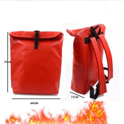 China 2021 New Fireglass Fire Proof Document Bag, Waterproof Fire Retardant Safe Pouch Storage Bag Folder Document Backpack for sale