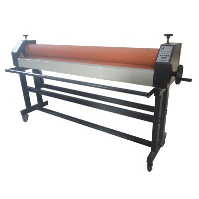 China TS1600H Heavy Duty Manual Cold Laminator 1600 160cm With A3 Rack for sale