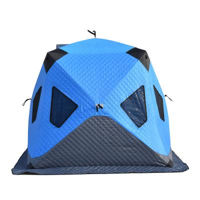 China Camouflage/field game fishing tent 3-4 people for outdoor camping thickened cotton warm and cold-proof and avoid building snow camping tent for sale