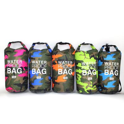 China Waterproof Collapsible Wet Dry Polyester PVC Bag Swimming Waterproof Sports Backpack For Outdoor for sale