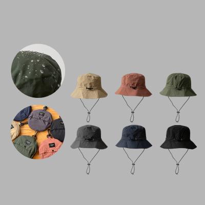 China Fisherman Hat Mountaineering Sun Hat Summer Thin Sun Protection Waterproof Fisherman Hat Outdoor Quick Drying Men's Hat for sale