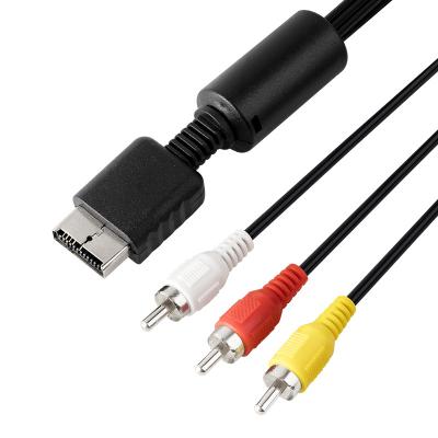 China DVD Player 1.8M AV Cable PS2 Audio Video Cable Tie Wire 3 RCA TV Lead Cable For PS2/PS3 Console for sale