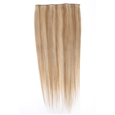 China Natural Wave 24 Inches No Clips In Straight Invisible Wig Hair Extensions Fish Line Hair for sale