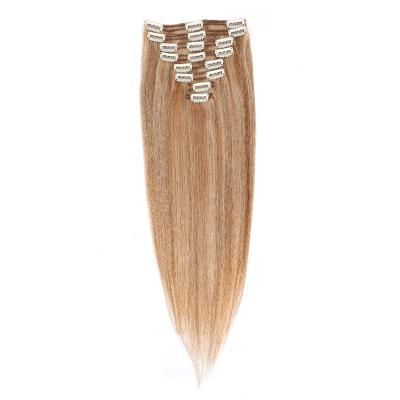 China Wholesale 100% Natural Wave Top Natural Remy Hair Clip In Hair Extensions For White Women for sale