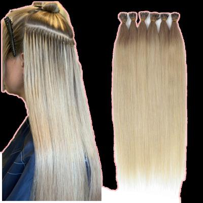 China 20 Inch 50 Pcs Natural Wave Hair Straight Pack I Tip Hair Extensions for sale