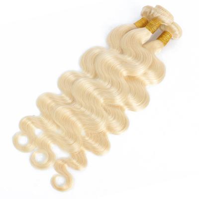 China Wholesale Natural Wave Body Wave 613 Blonde Brazilian Weave Hair Weave Bundles Hair Extension for sale