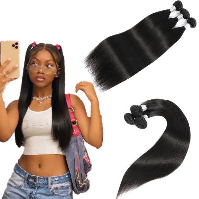 China Factory Direct Sellers Human Hair Bundles 100% Natural Wave Closure Wigs Frontal Hair Extensions For Women for sale