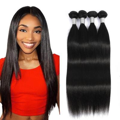 China Natural Black Color Remy Human Hair Natural Wave Bundles Pre-Plucked Hair Extensions for sale