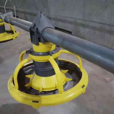 China Farms Poultry Farm Machinery Plastic Pan Male Breeder Pan Feeding System for sale