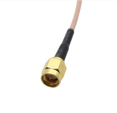 China PE SMA Male and Female Extension Cable RG316 Line SM-J Male Head to Large Female SMA Head Hexagon Waterproof Adapter for sale