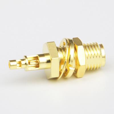 China SM-KY Plastic RF Connector 13 Tooth 1.13 Wire, Female, Male, Open Window, External Wire RF Adapter RF Connector For Communication for sale