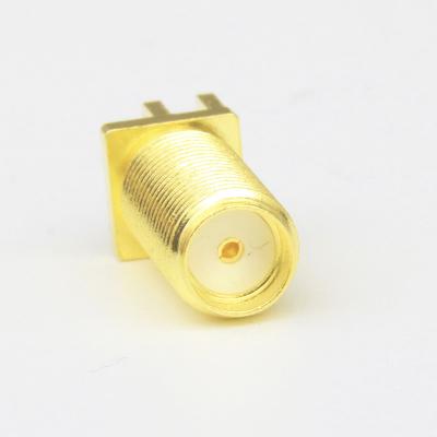 China Low Price KF Brass Or Bronze Coaxial RF Connector KE Compensated Pins Total Length 16.5 Pitch 1.7 RF Connector For Communication for sale