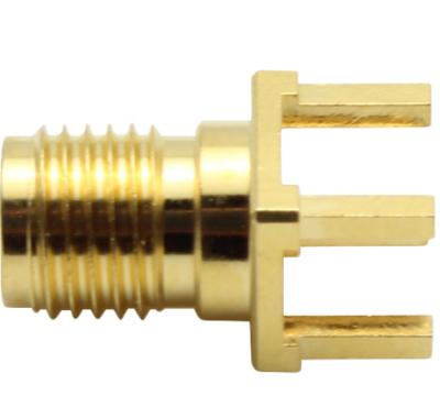 China 50Î © PCB SM-KHD 6G/18GHZ SMA Female Positive Four SMA-KE High Frequency Connector Female Legs Board Soldering RF Connector for sale