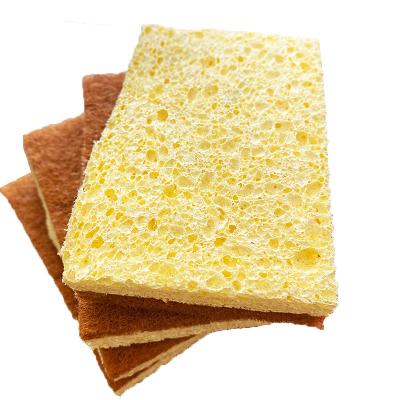 China Natural Cellulose Eco-friendly Clean Decontamination Sponge Magic Block Stocked For Kitchen Cleaning for sale