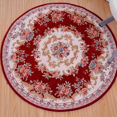 China Non-Slip High Quality Non-Slip Living Room Floor Carpet Flower Machine Made Printing Door Mat for sale