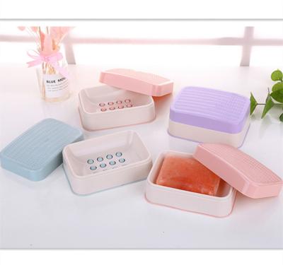 China Wholesale High Grade Hot Selling Travel Soap Portable Plastic Box Viable For Bathroom Soap Dish Box for sale