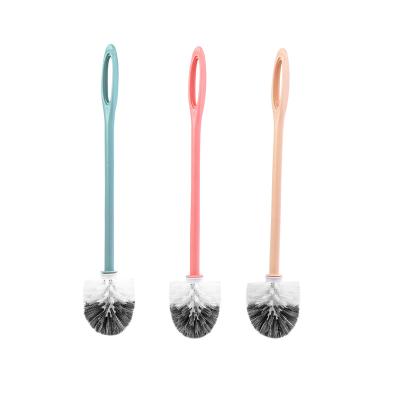 China Sustainable Wholesale Cleaning Product Cleaning Tools Brushes Plastic Long Stand PP Toilet Brush for sale