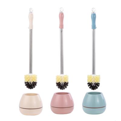 China China Durable Viable Plastic Toilet Brush Manufacturer With Holder,Toilet Reading Brush for sale