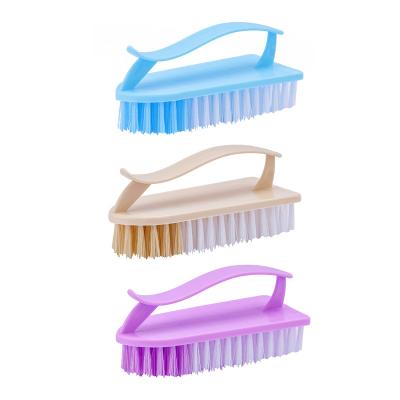 China Household Laundry Cleaning Brush Multicolor Sustainable Plastic Shoe Brush Handheld Brush for sale