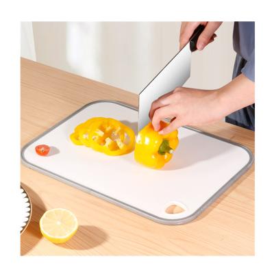 China Hot Selling Creative Disposable Kitchen Food Grade PP Silicone Fruit Vegetable Plastic Meat Cutting Chopper Blocks for sale