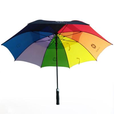 China OEM Subway Golf Modern Iridescent Umbrella Windproof Umbrella With Long Handle for sale