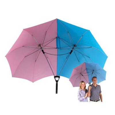 China All In 1 Promotion Gift 23inch Size Two Person Umbrella For Lover for sale