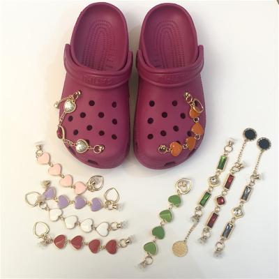 China Chains new stlyle shoe charms decoration accessories suitable for croc shoes for sale