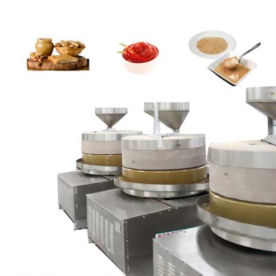 China Peanut better tahini chili processing stone mill machine Factory direct supply for sale