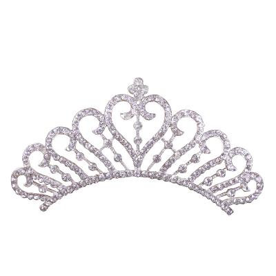 China Rhinestone Crystal Crown of Japan crown exhibition and accessories Korean children's style wholesale Korean bridal jewelry for sale