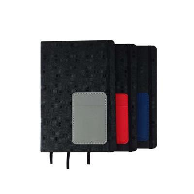 China Recyclable Customizable Non Woven Hardcover Notepad PU Woven Leather Recycled Notebook for sale